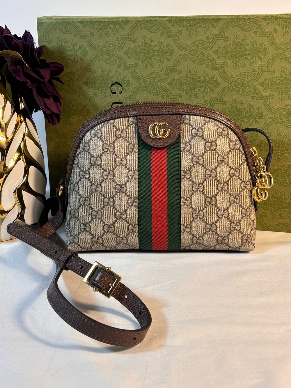 Gucci Ophidia Dome Shoulder Bag